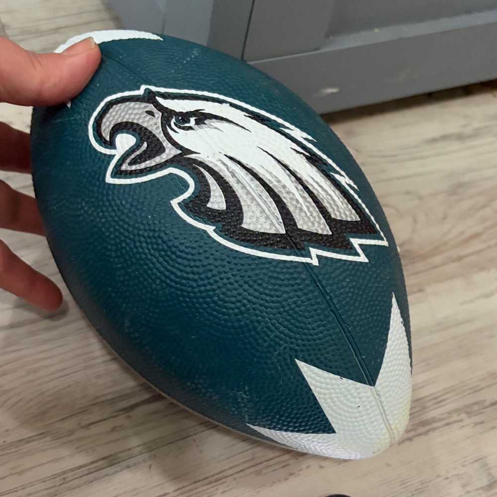 Teal  Philadelphia Eagles Small Football - Picture 6 of 6